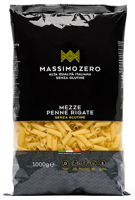 MASSIMO ZERO MEZZE PENNE RIGATE 1 KG - Farmacia-flash.it