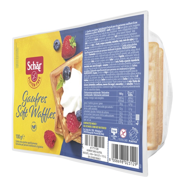 SCHAR GAUFRE SOFT WAFFLES 100 G - Farmacia-flash.it