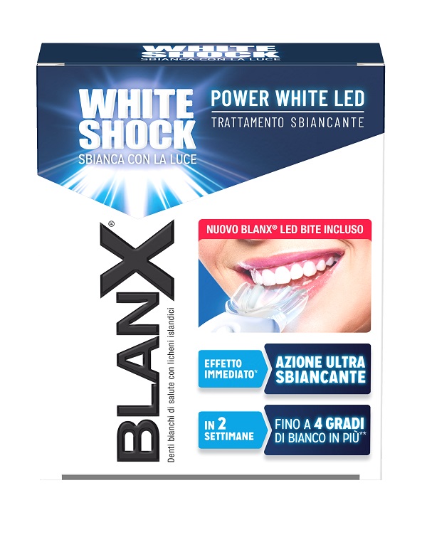 BLANX WHITE SHOCK TRATTAMENTO POWER WHITE GEL 30 ML CON BITE - Farmacia-flash.it