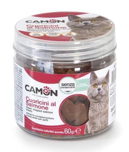 CUORICINI SALMONE BARATTOLINO 60 G 6 PEZZI - Farmacia-flash.it