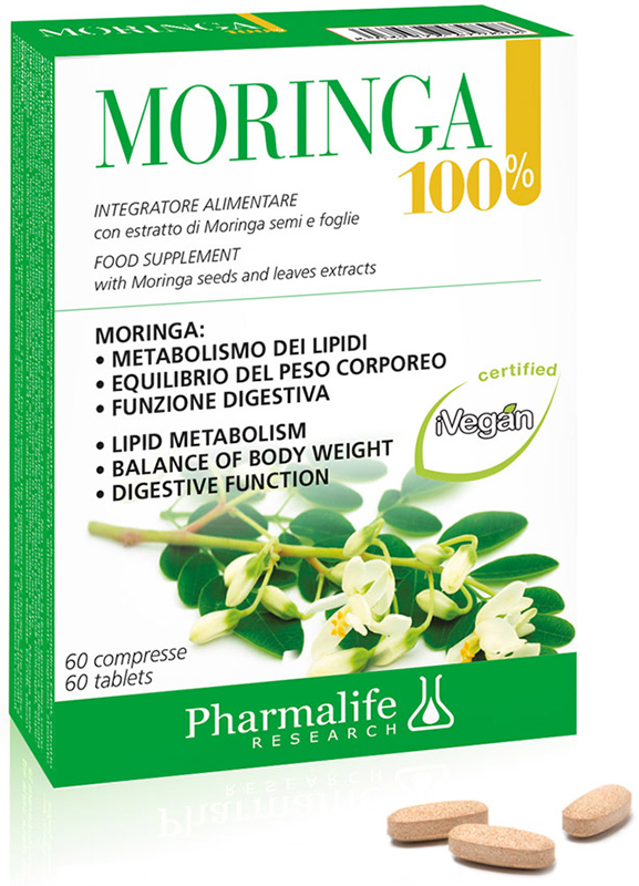 MORINGA 100% 60 COMPRESSE - Farmacia-flash.it