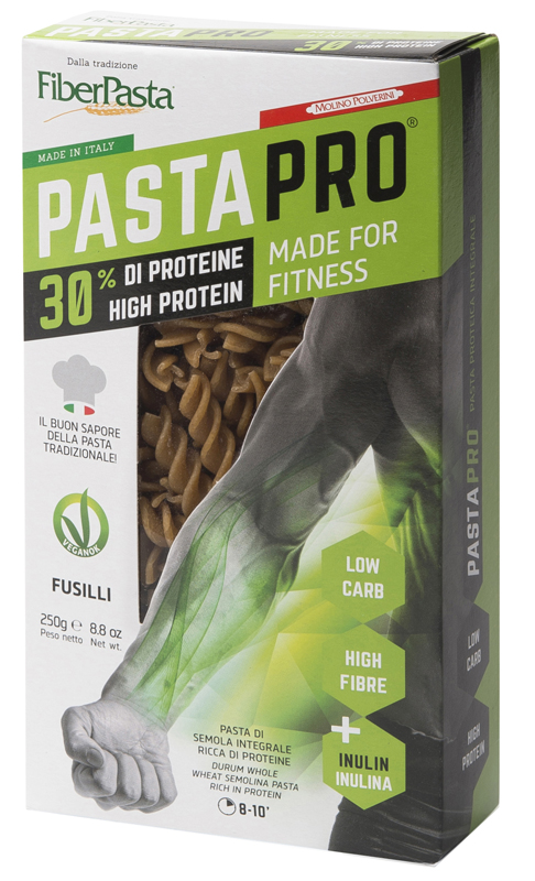 FIBERPASTA FUSILLI PROTEICI PASTAPRO 250 G - Farmacia-flash.it