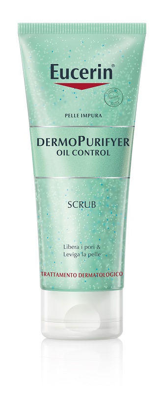 EUCERIN DERMOPURIFYER OIL CONTROL SCRUB 100 ML - Farmacia-flash.it
