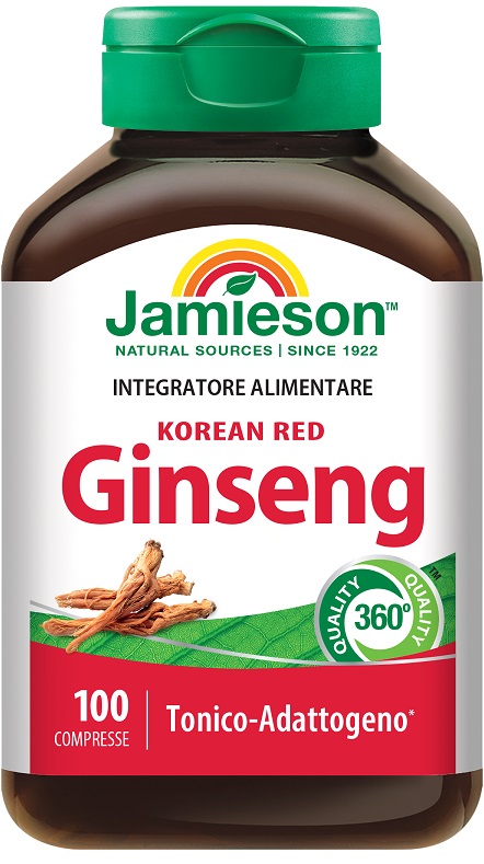 JAMIESON KOREAN GINSENG 100 COMPRESSE - Farmacia-flash.it