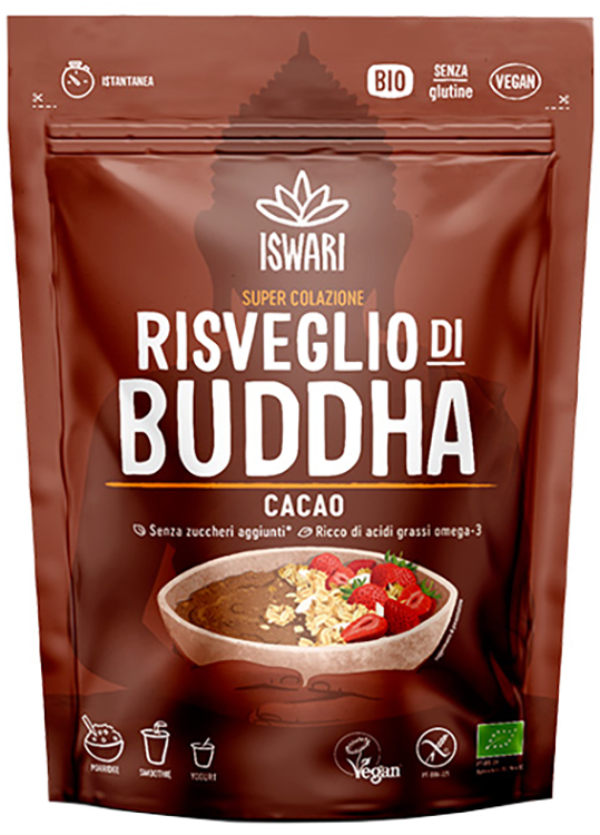 ISWARI RISVEGLIO BUDDA CACAO CRUDO 360 G - Farmacia-flash.it