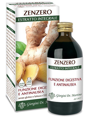 ZENZERO ESTRATTO INTEGRALE 200 ML - Farmacia-flash.it