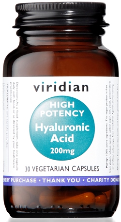 VIRIDIAN HYALURONIC ACID HIGH POTENCY 30 CAPSULE VIRIDIAN ACIDO IALURONICO ALTA CONCENTRAZIONE - Farmacia-flash.it