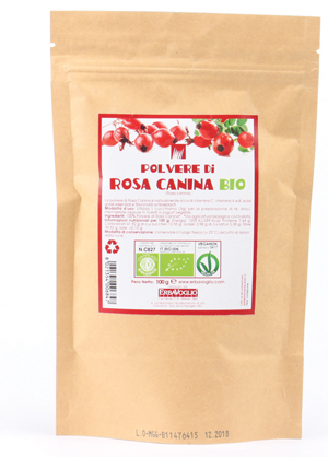 ROSA CANINA POLVERE BIO 100 G - Farmacia-flash.it