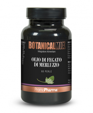 OLIO DI FEGATO DI MERLUZZO BOTANICAL MIX 60 PERLE - Farmacia-flash.it