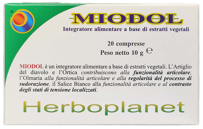 MIODOL 20 COMPRESSE BLISTER 10 G - Farmacia-flash.it