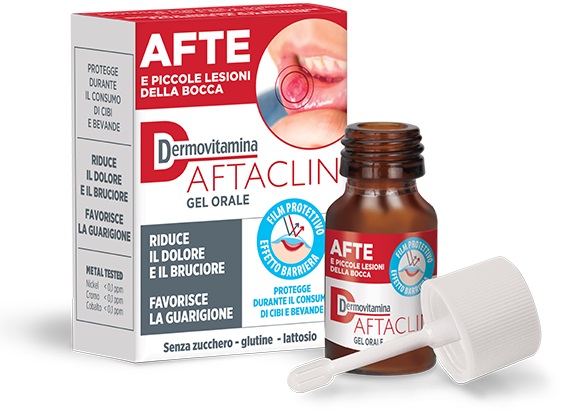 DERMOVITAMINA AFTACLIN GEL 7 ML - Farmacia-flash.it