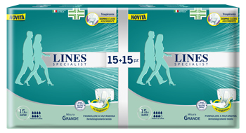 PANNOLONE A MUTANDA LINES SPECIALIST SUPER MG 30 PEZZI - Farmacia-flash.it