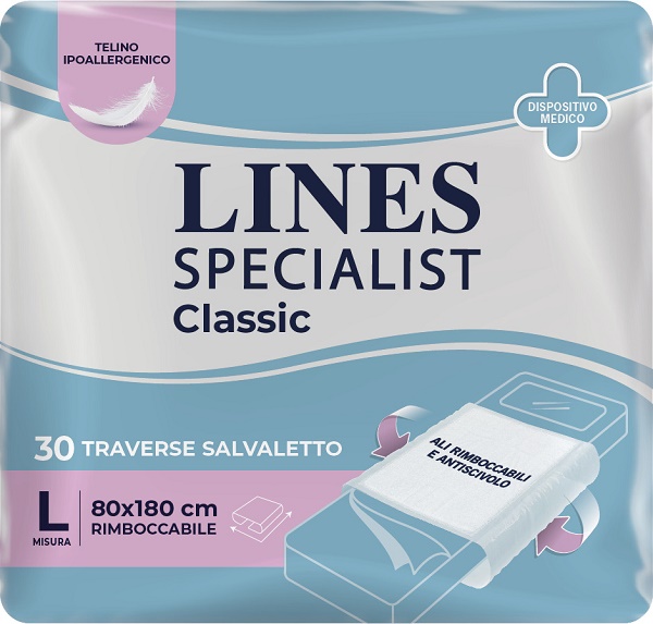 TRAVERSA LINES SPECIALIST CLASSIC 80X180 CM 30 PEZZI - Farmacia-flash.it