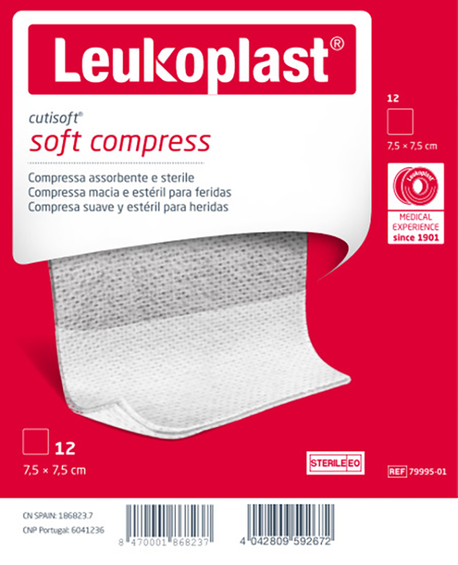 GARZA IDROFILA COMPRESSA CUTISOFT TESSUTO NON TESSUTO 7,5X7,5 CM 12 PEZZI - Farmacia-flash.it