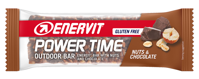 ENERVIT POWER TIME BARRETTA SENZA GLUTINE AL CIOCCOLATO 1 PEZZO - Farmacia-flash.it