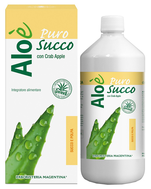 ALOE' ALOE SUCCO E POLPA BIO 1 LITRO - Farmacia-flash.it