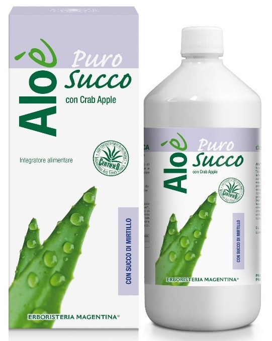 ALOE' ALOE VERA BIO + MIRTILLO 1 LITRO - Farmacia-flash.it