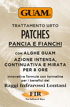 GUAM PATCHES TRATTAMENTO URTO PANCIA E FIANCHI 8 PEZZI - Farmacia-flash.it