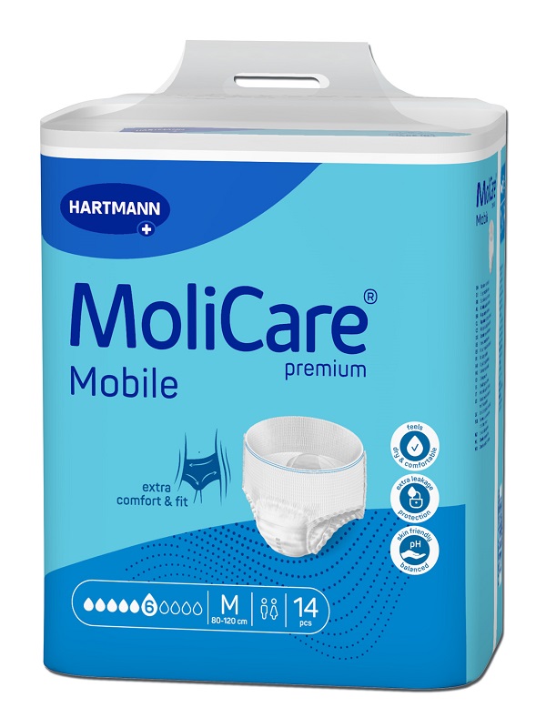 PANNOLINO PULL UP GIORNO MOLICARE MOBILE 6 GOCCE M 14 PEZZI - Farmacia-flash.it