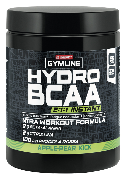 GYMLINE MUSCLE HYDRO BCAA INSTANT APPLE & PEAR POLVERE 335 G - Farmacia-flash.it