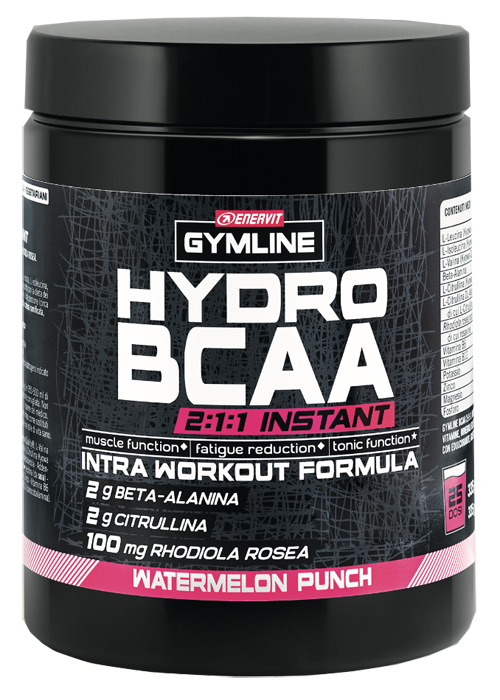 GYMLINE MUSCLE HYDRO BCAA INSTANT WATERMELON POLVERE 335 G - Farmacia-flash.it