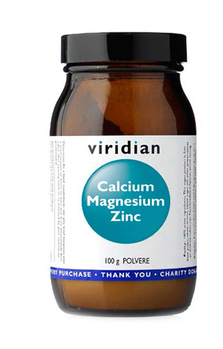 VIRIDIAN CALCIUM MAGNESIUM ZINC 100G POLVERE VIRIDIAN CALCIO MAGNESIO ZINCO - Farmacia-flash.it
