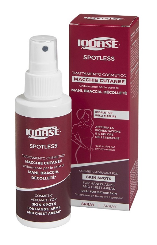 IODASE SPOTLESS TRATTAMENTO AGE SPOTS MANI BRACCIA DECOLLETE SPRAY 100 ML - Farmacia-flash.it