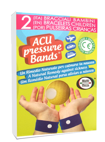 BRACCIALE ACU PRESSURE BAND BAMBINI 2 PEZZI - Farmacia-flash.it