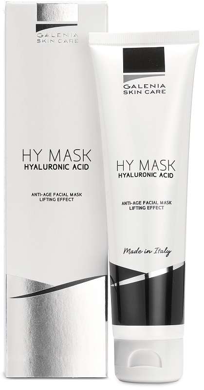 HY MASK MASCHERA VISO ANTIAGE E CREMA NOTTE CON ACIDO HYALURONICO 10% 100 ML - Farmacia-flash.it