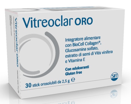 VITREOCLAR ORO 30 BUSTINE OROSOLUBILI DA 2,5 G - Farmacia-flash.it