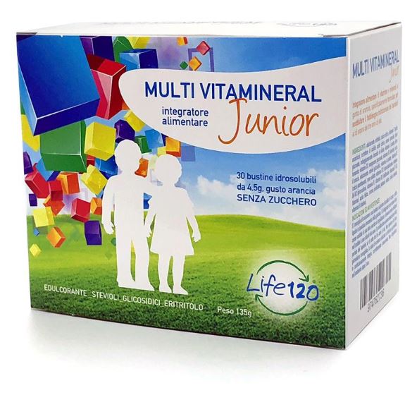 MULTI VITAMINERAL JUNIOR 30 BUSTINE - Farmacia-flash.it