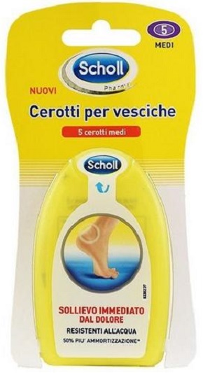 SCHOLL CEROTTI PER VESCICHE MEDIO 5 PEZZI - Farmacia-flash.it