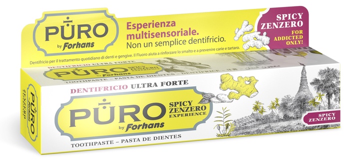 DENTIFRICIO PURO SPICY ZENZERO 75 ML - Farmacia-flash.it