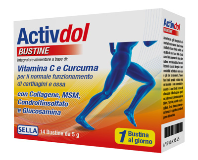 ACTIVDOL CARTILAGINI E ARTICOLAZIONI 14 BUSTINE DA 5 G - Farmacia-flash.it