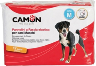 PANNOLINI A FASCIA CANI MASCHI MISURA 1 12 PEZZI - Farmacia-flash.it