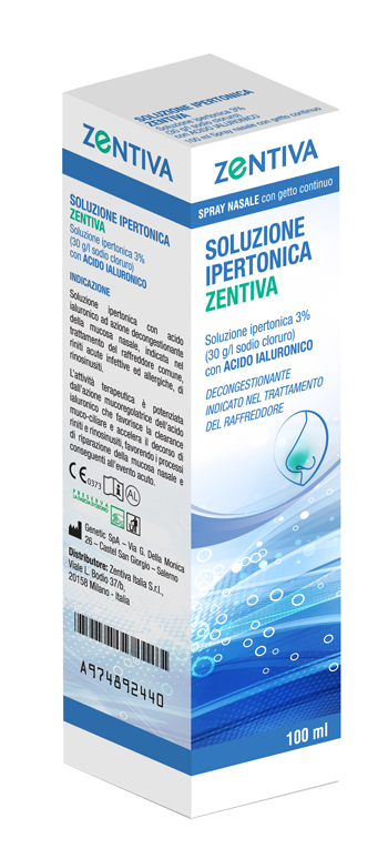 SOLUZIONE IPERTONICA ZENTIVA SPRAY NASALE 100 ML - Farmacia-flash.it