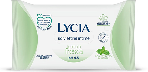 LYCIA SALVIETTINE INTIME FRESH 12 SALVIETTINE - Farmacia-flash.it