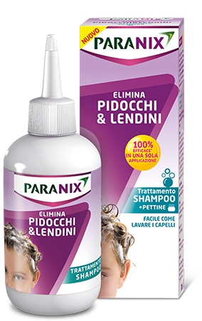 SHAMPOO PARANIX TRATTAMENTO NUOVA FORMULA 200 ML + PETTINE - Farmacia-flash.it
