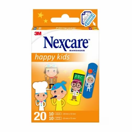 CEROTTI NEXCARE KIDS PLASTERS PROFESSIONS 20 PEZZI ASSORTITI - Farmacia-flash.it