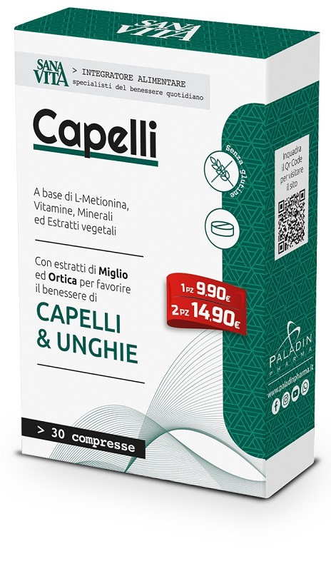 SANAVITA CAPELLI 30 COMPRESSE - Farmacia-flash.it