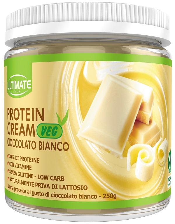 ULTIMATE PROTEIN CREAM VEG CIOCCOLATO BIANCO 250 G - Farmacia-flash.it
