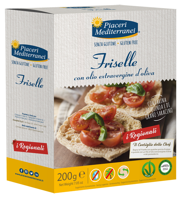 PIACERI MEDITERRANEI FRISELLE 200 G - Farmacia-flash.it