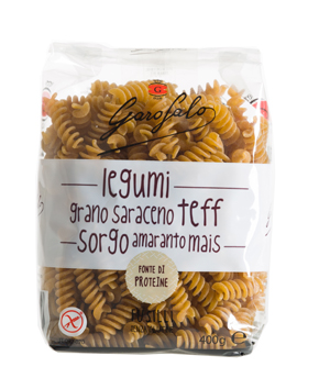 GAROFALO FUSILLI PASTA SENZA GLUTINE LEGUMI E CEREALI 400 G - Farmacia-flash.it