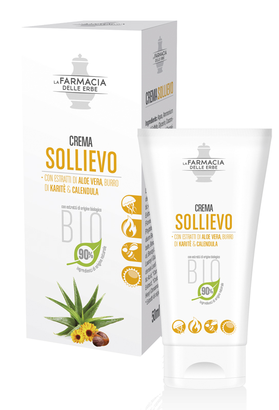 FARMACIA DELLE ERBE CREMA SOLLIEVO ALOE BIO 50 ML - Farmacia-flash.it