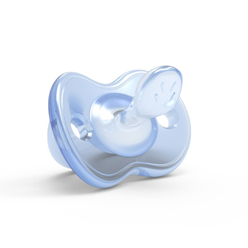 NUVITA ORTOHOSOFT SUCCHIETTO CON TETTARELLA ORTODONTICA BLU - Farmacia-flash.it