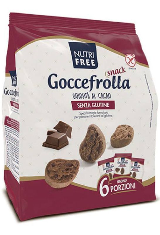 NUTRIFREE GOCCIOLOTTI CIOCCOLATO SNACK 40 G X 6 - Farmacia-flash.it