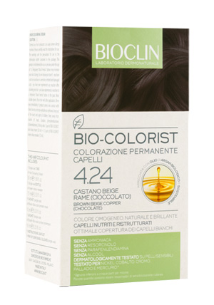 BIOCLIN BIO COLORIST 4,24 CASTANO BEIGE RAME CIOCCOLATO - Farmacia-flash.it