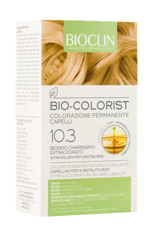 BIOCLIN BIO COLORIST 10,3 BIONDO CHIARISSIMO EXTRA DORATO - Farmacia-flash.it