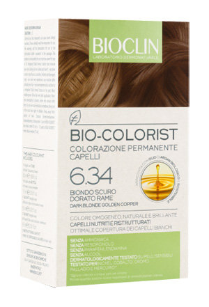 BIOCLIN BIO COLORIST 6,34 BIONDO SCURO DORATO RAME - Farmacia-flash.it