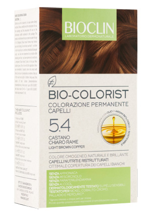BIOCLIN BIO COLORIST 5,4 CASTANO CHIARO RAME - Farmacia-flash.it